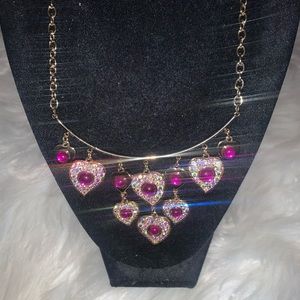 Betsy Johnson Heart Necklace